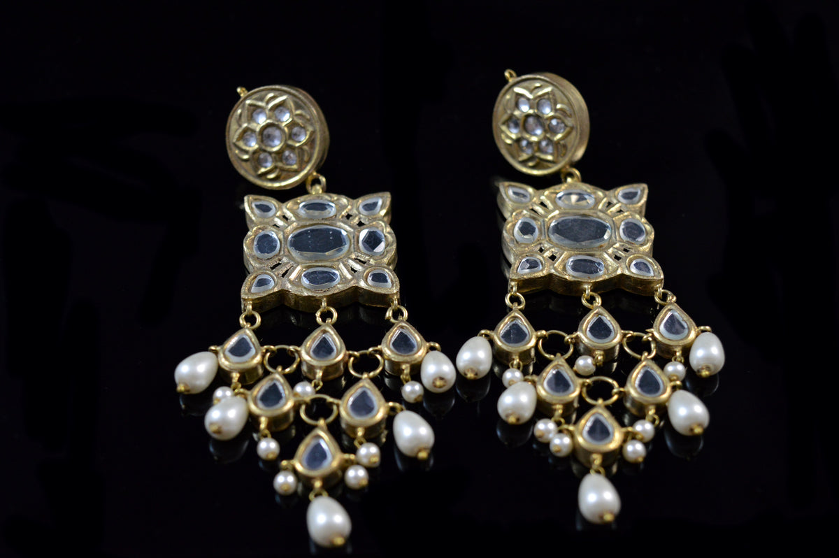 Kundan Pearl Bridal Set