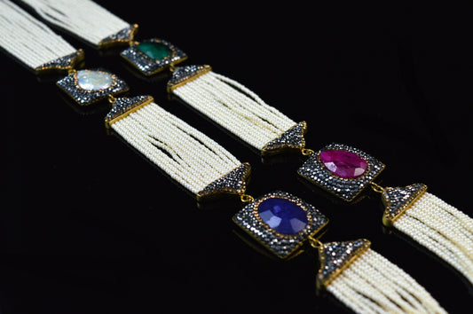 Multi Figure Pearl Necklace
