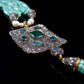 Mint Tassel Necklace