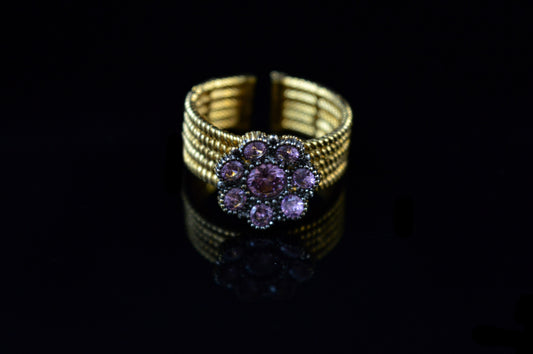 Floral Gold Band