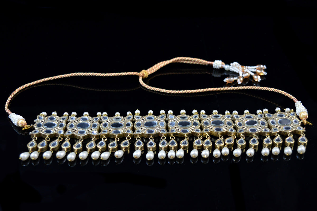 Kundan Pearl Bridal Set