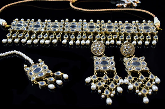 Kundan Pearl Bridal Set