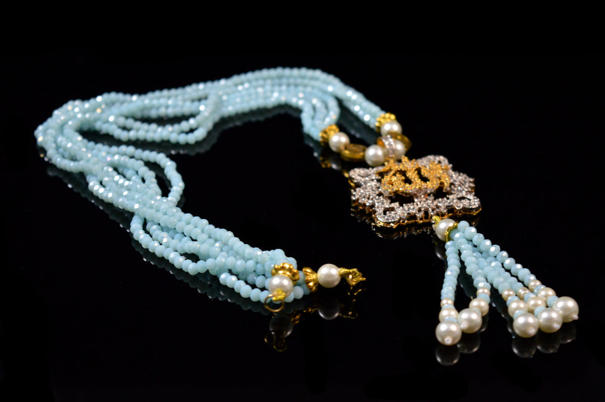 Blue Allah Pendant