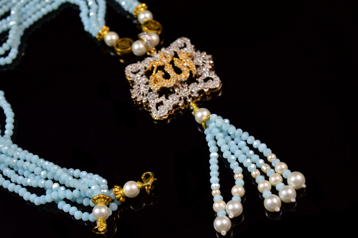 Blue Allah Pendant
