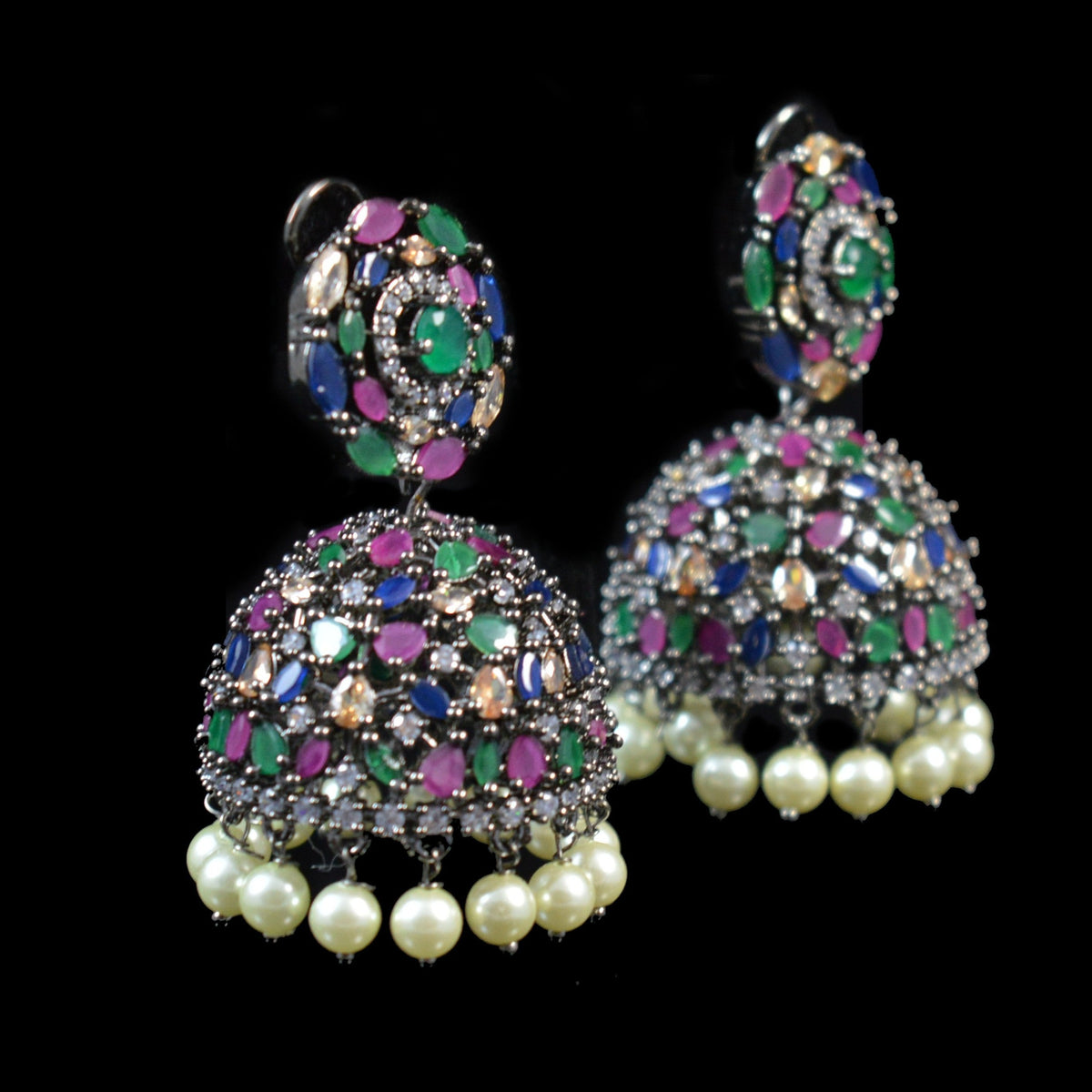 Stone Jhumkas