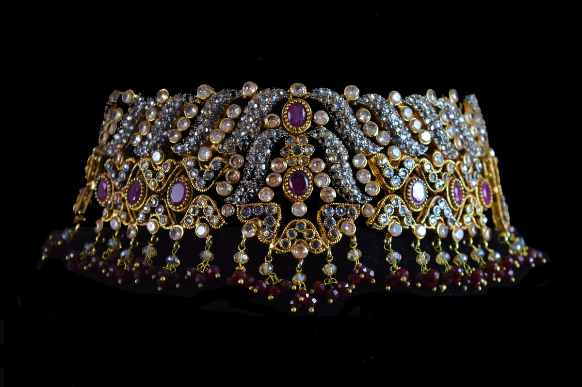 Ruby Polki Choker